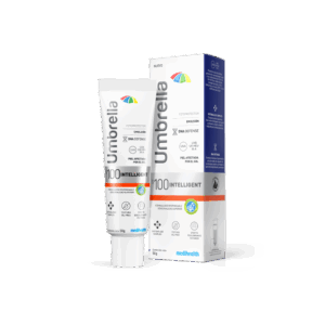 Umbrella Intelligent SPF 100. Emulsión ligera que previene la aparición de arrugas y manchas. Ideal para pieles sensibles, protección completa y duradera.