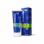 Umbrella Kids Max SPF 100. Diseñado para los niños, dermatológicamente probado e hipoalergénico, con acción hidratante y calmante del aloe vera.