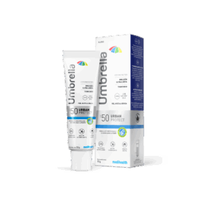 Umbrella Urban SPF 50. Emulsión ultraligera que previene la aparición de arrugas y manchas. Suaviza el aspecto de la piel y la prepara para el maquillaje.