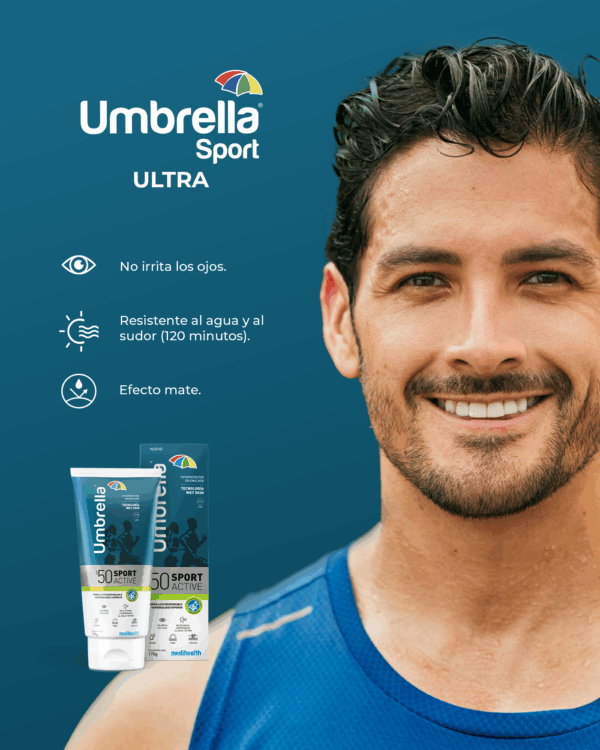 Protector solar para deportistas.